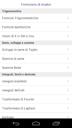 Formulario Analisi Matematica