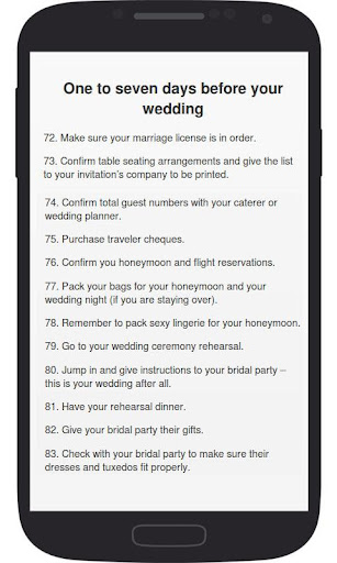 【免費書籍App】101 Wedding Planning Tips-APP點子