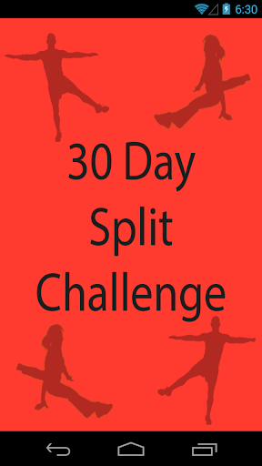 30 Day Splits Challenge