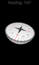 Marine Compass - White poster 1