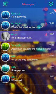 GO SMS PRO BEAUTY NIGHT THEME(圖5)-速報App