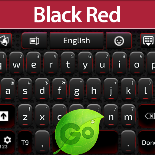 GO 키보드 블랙 레드 娛樂 App LOGO-APP開箱王