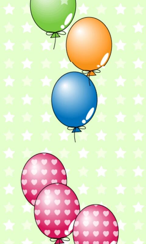 Android application My baby Game (Balloon POP!) screenshort