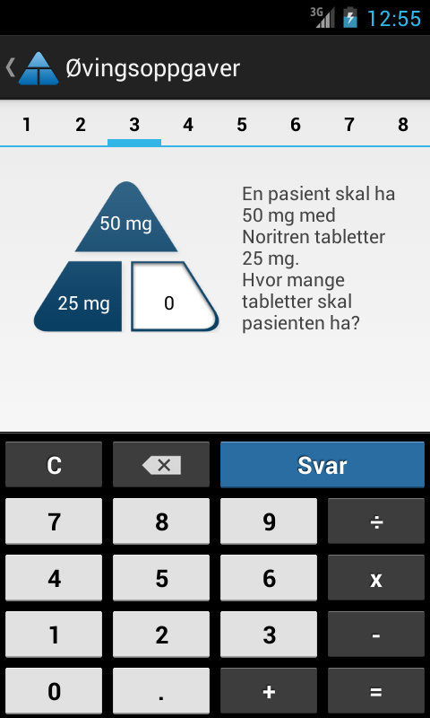 MedRegning Screen 2