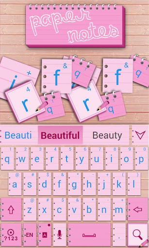 【免費工具App】Paper Notes GO Keyboard Theme-APP點子