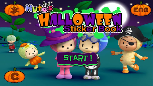 Hutos Halloween Sticker Book