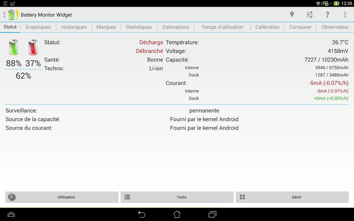 Battery Monitor Widget Pro