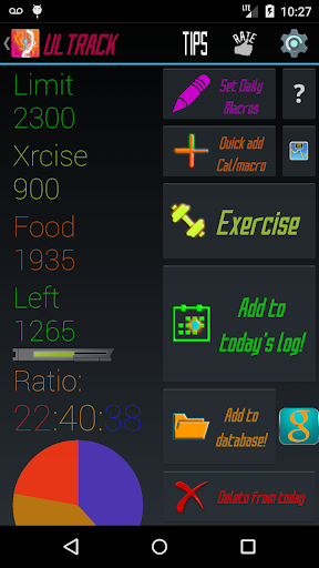 Calorie Counter Macros