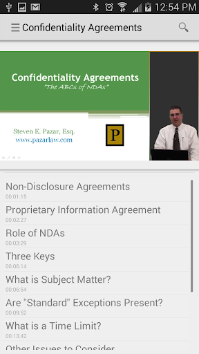 kApp - Confidential Agreements