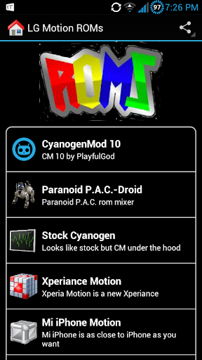 LG Motion ROMs