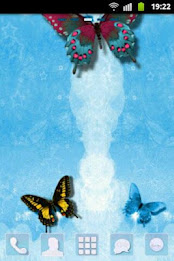 Motýlek Theme GO Launcher EX poster 1