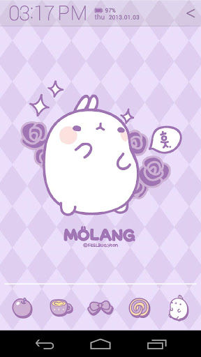 【免費個人化App】Molang Scent of Violet Atom-APP點子