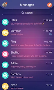 (FREE)GO SMS LUCKYPURPLE THEME(圖3)-速報App