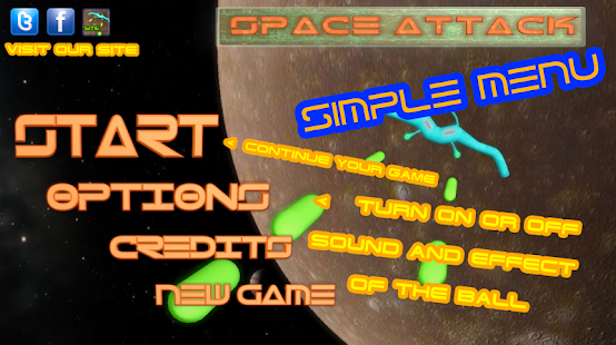 Space Attack HD arkanoid