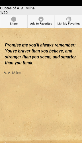 Quotes of A. A. Milne