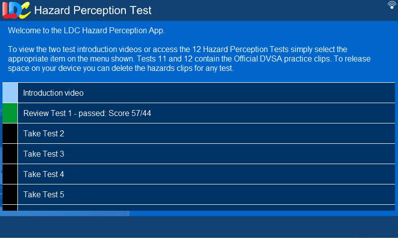 Hazard Perception Test Full Screen 2