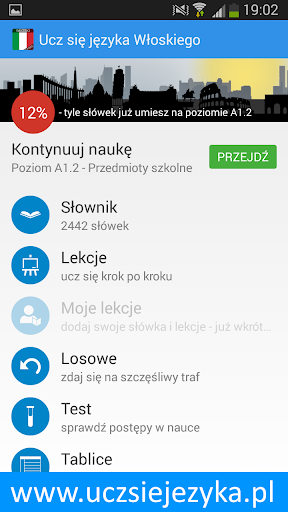 Ucz się języka Włoskiego