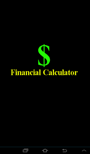 GG Financial Calculator