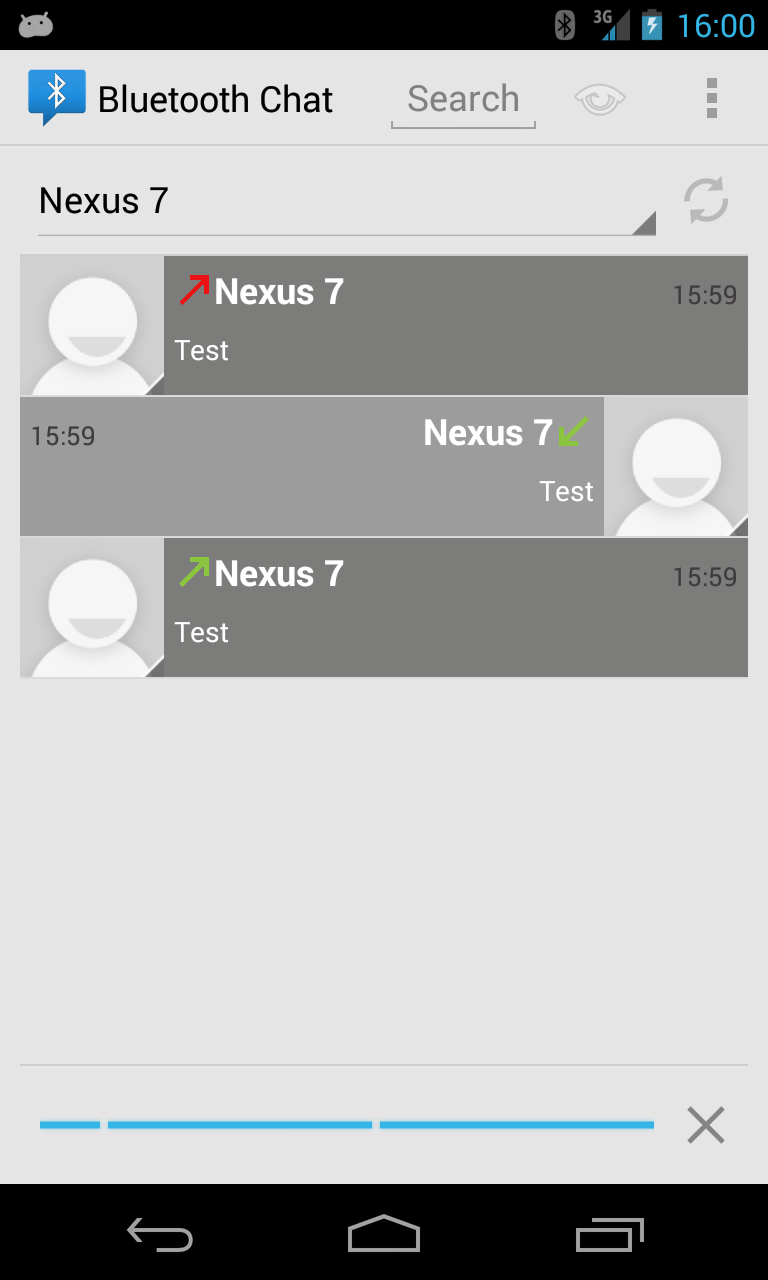 Bluetooth Chat Screen 2