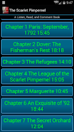 The Scarlet Pimpernel audio poster 2