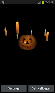 Pumpkin 3D Live Wallpaper - náhled
