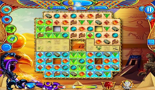 Android application Legend of Egypt Match 3 (engl) screenshort