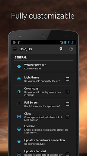 UNIWeather - Weather in pocket