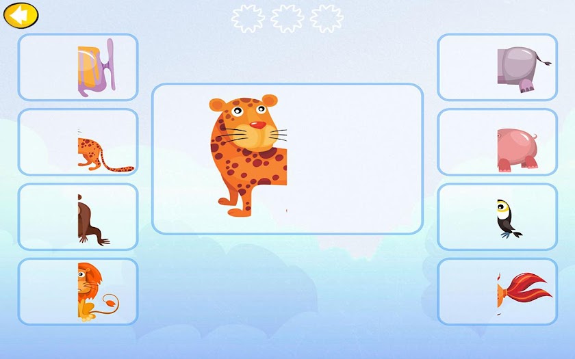 Animal match Screen 1