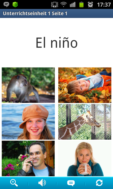 Android application American Spanish in a Month: Listening course screenshort