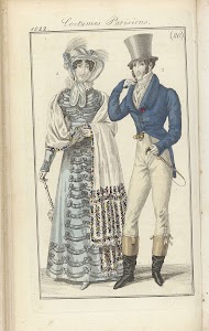 Journal des Dames et des Modes, editie Frankfurt 12 Mai 1822, Costumes Parisiens (20)