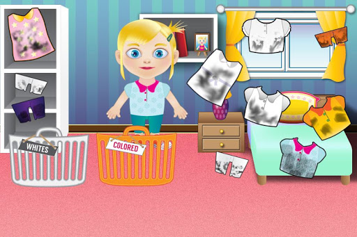 Washing Clothes Kids Games