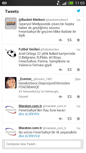 Fenerbahçe Tweetleri