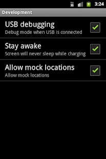Developer Settings Screenshots 1