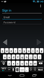 Black&White keyboard image