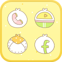 Yellow Chick icon theme icon