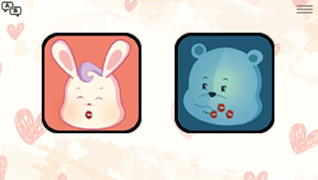 Love Dices Bunny and Teddy poster 2