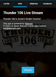 Free Thunder 106 Live Stream APK for PC