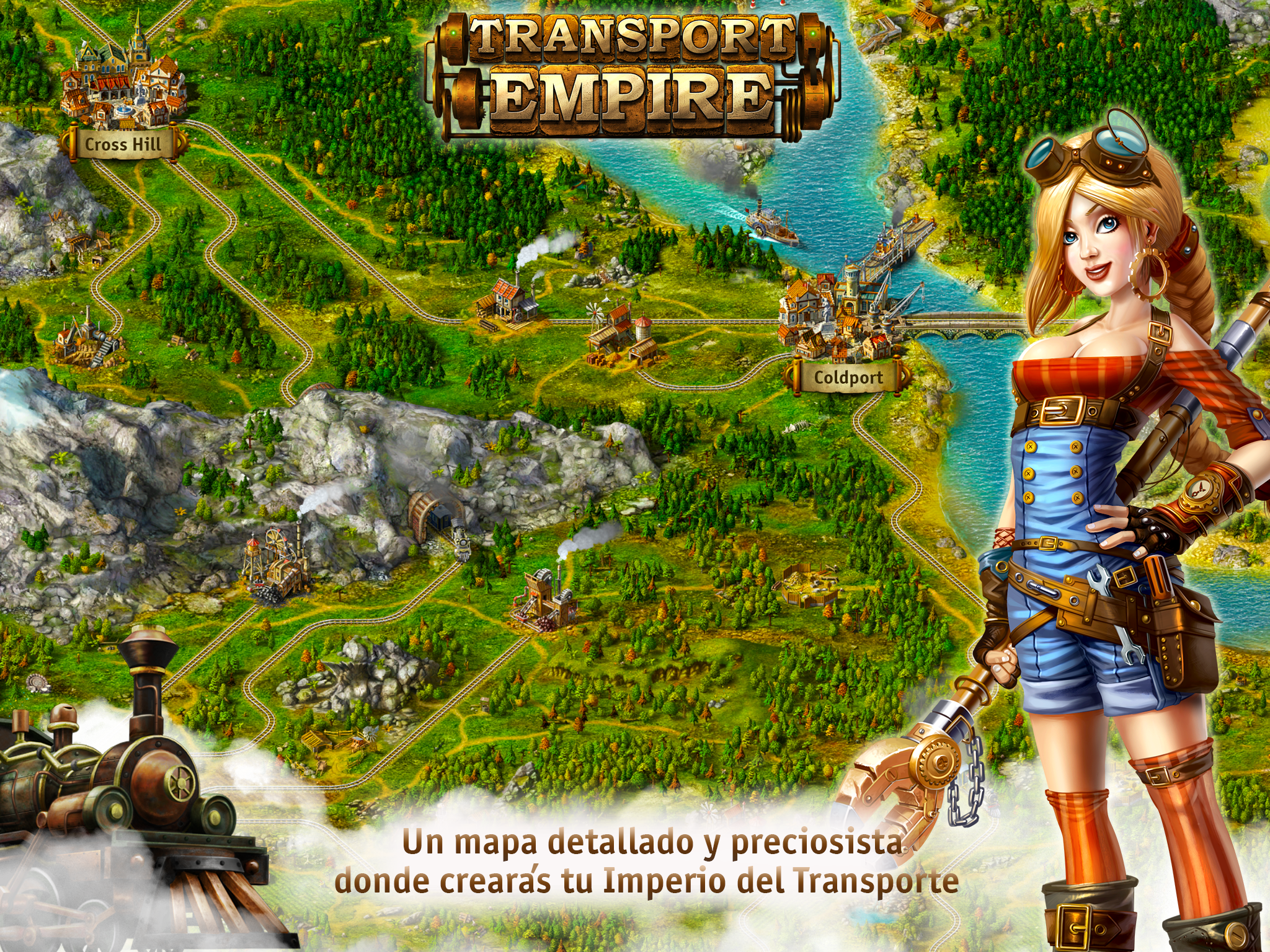Android application Transport Empire: Steam Tycoon screenshort
