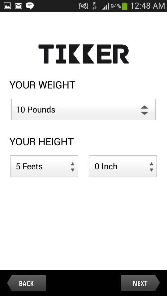 TIKKER - your life counter Screen 2