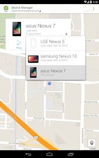   Android Device Manager- screenshot thumbnail   
