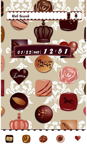 Cute Wallpaper Chocolate Love 1.0 Windows u7528 1