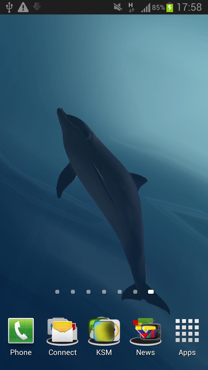 Dolphins Real 3D Screen 3