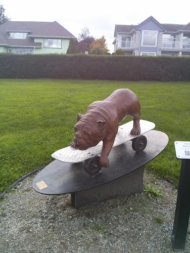 Board Dog Statue