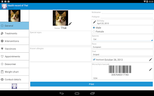Veterinary health record - Android Apps on Google Play