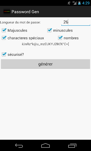 【免費生產應用App】générateur de mot de passe-APP點子