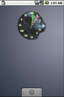 Death Star Clock Widget