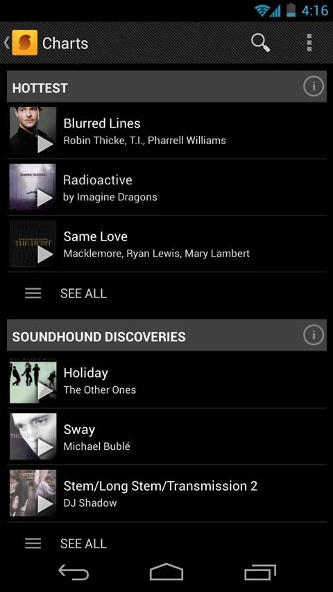SoundHound ∞ - screenshot
