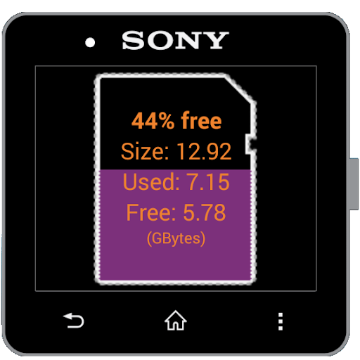 Sony SW2 SD Card Info