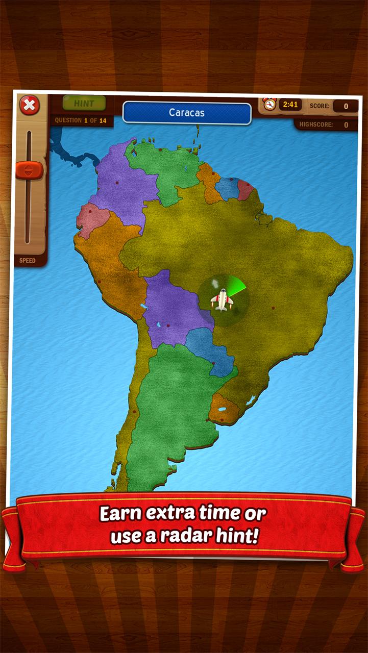 GeoFlight South America Screen 3