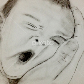 Baby by Ahmet AYDIN - Drawing All Drawing